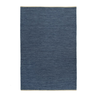 Stil blue - handvävd ullmatta