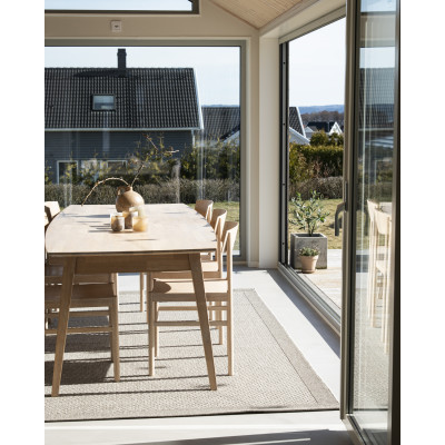 Valetta grå - flatvävd matta