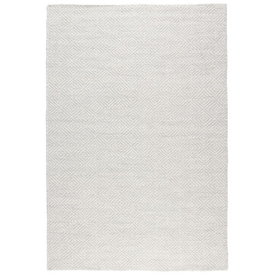 Tempo offwhite - handvävd ullmatta