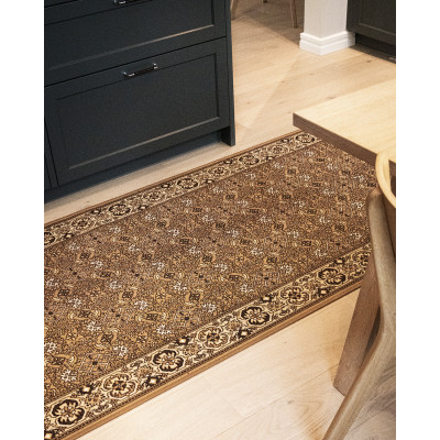 Indus beige - gångmatta på metervara