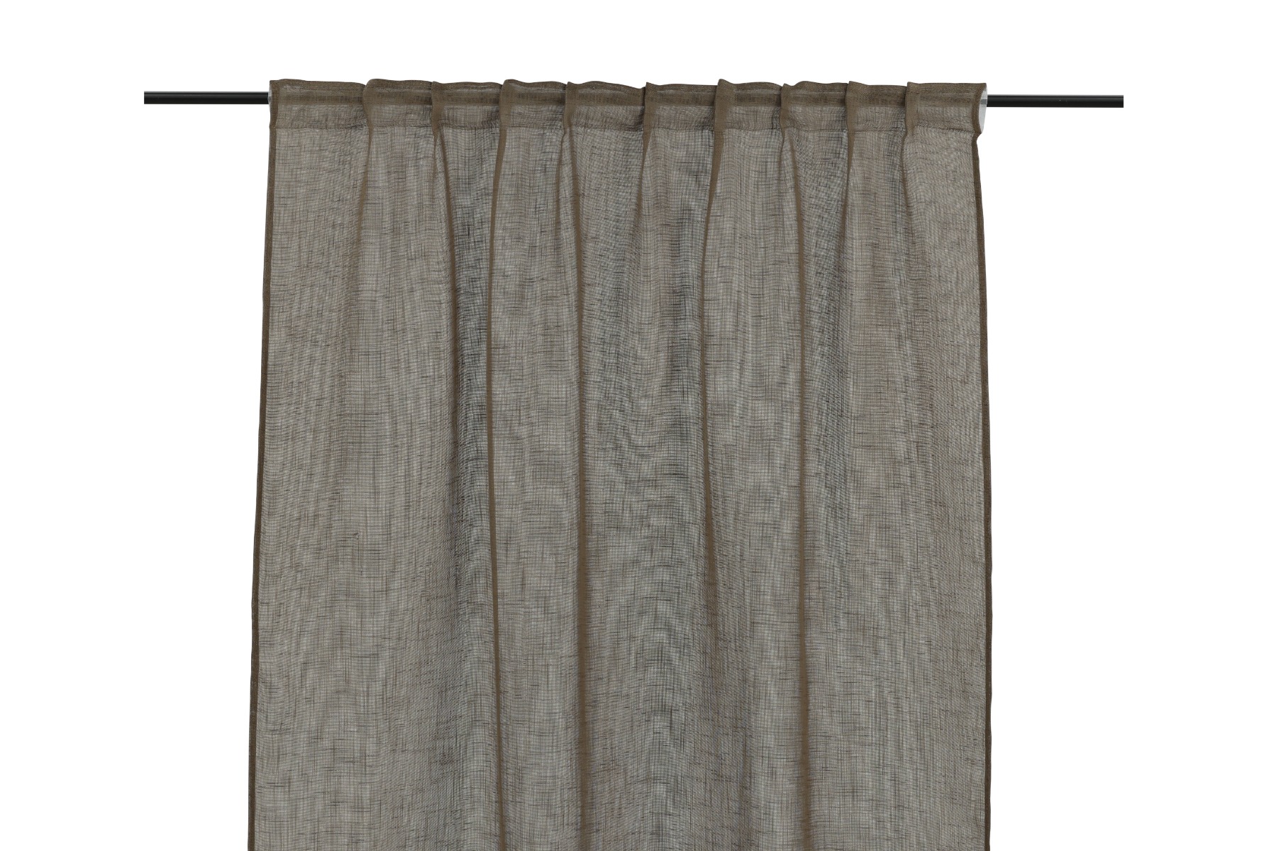 Vardoft Brun 2x140x290 cm Linnegardin-look 2-Pack
