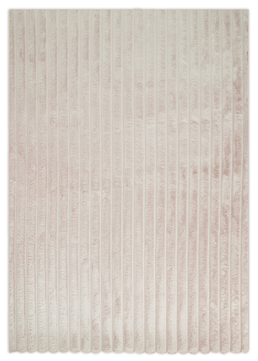 Rabbit Stripe Ljusbeige 160x230 cm Pälsmatta