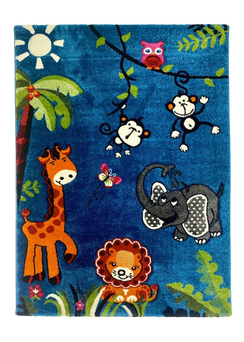 Diamond Jungle Blå 80x150 cm