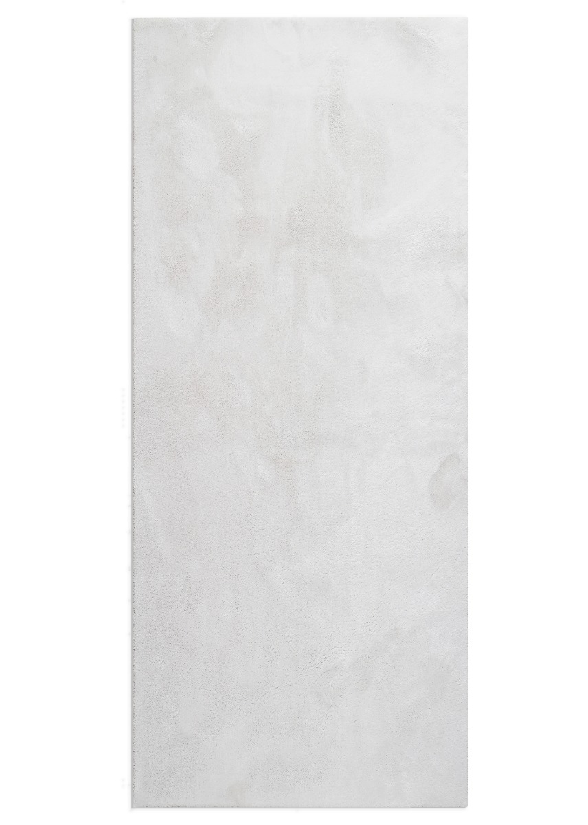 Fluffy Offwhite 80x300 cm Tvättbar Mjuk Ryamatta