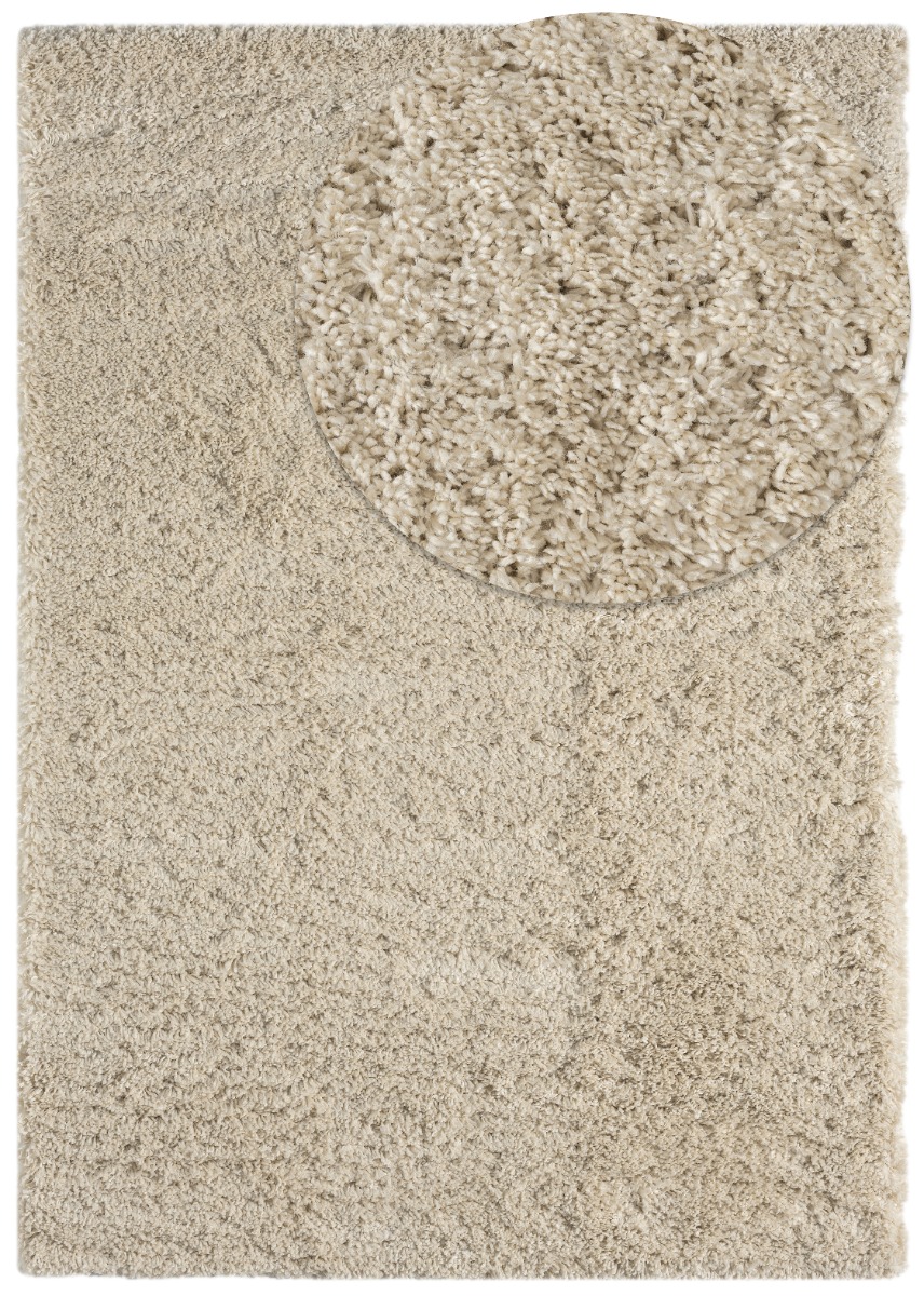 Furry Beige 240x340 cm Mjuk Ryamatta