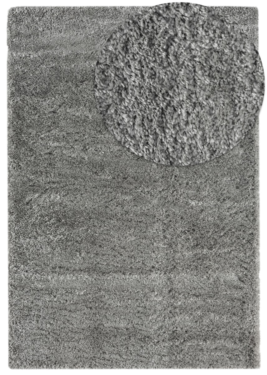 Furry Grå 200x280 cm Mjuk Ryamatta