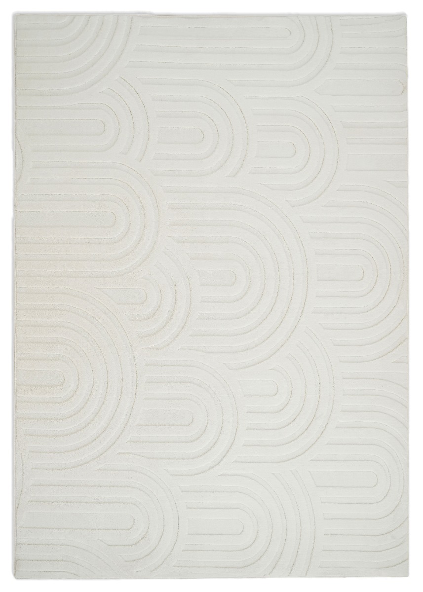Fuzzy Soma Offwhite 140x200 cm Tvättbar Mjuk Ryamatta