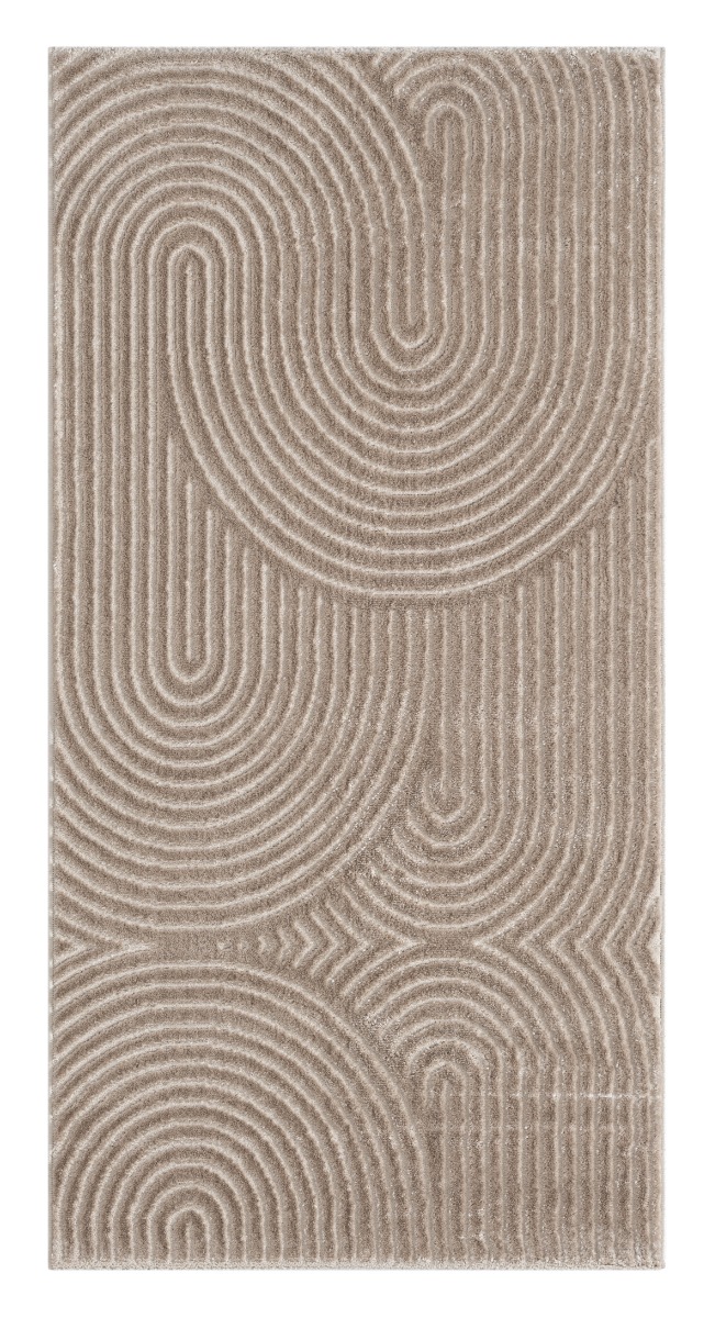 Bella Zen Mörkbeige  80x150 cm