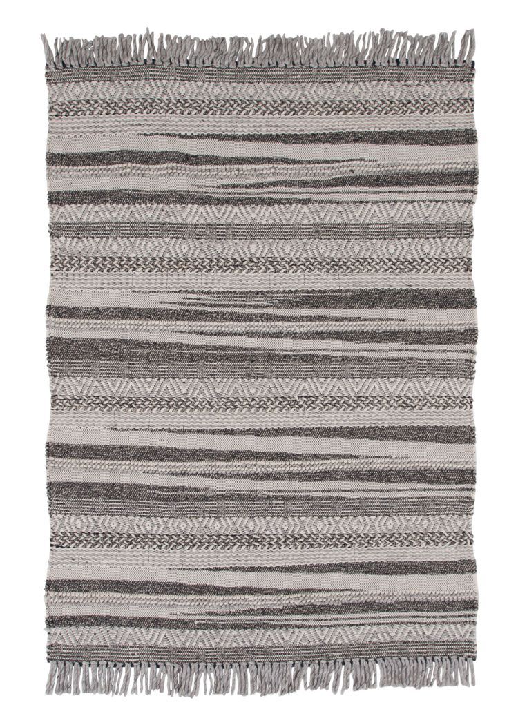 Florin Grå 170x240 cm Ullmatta