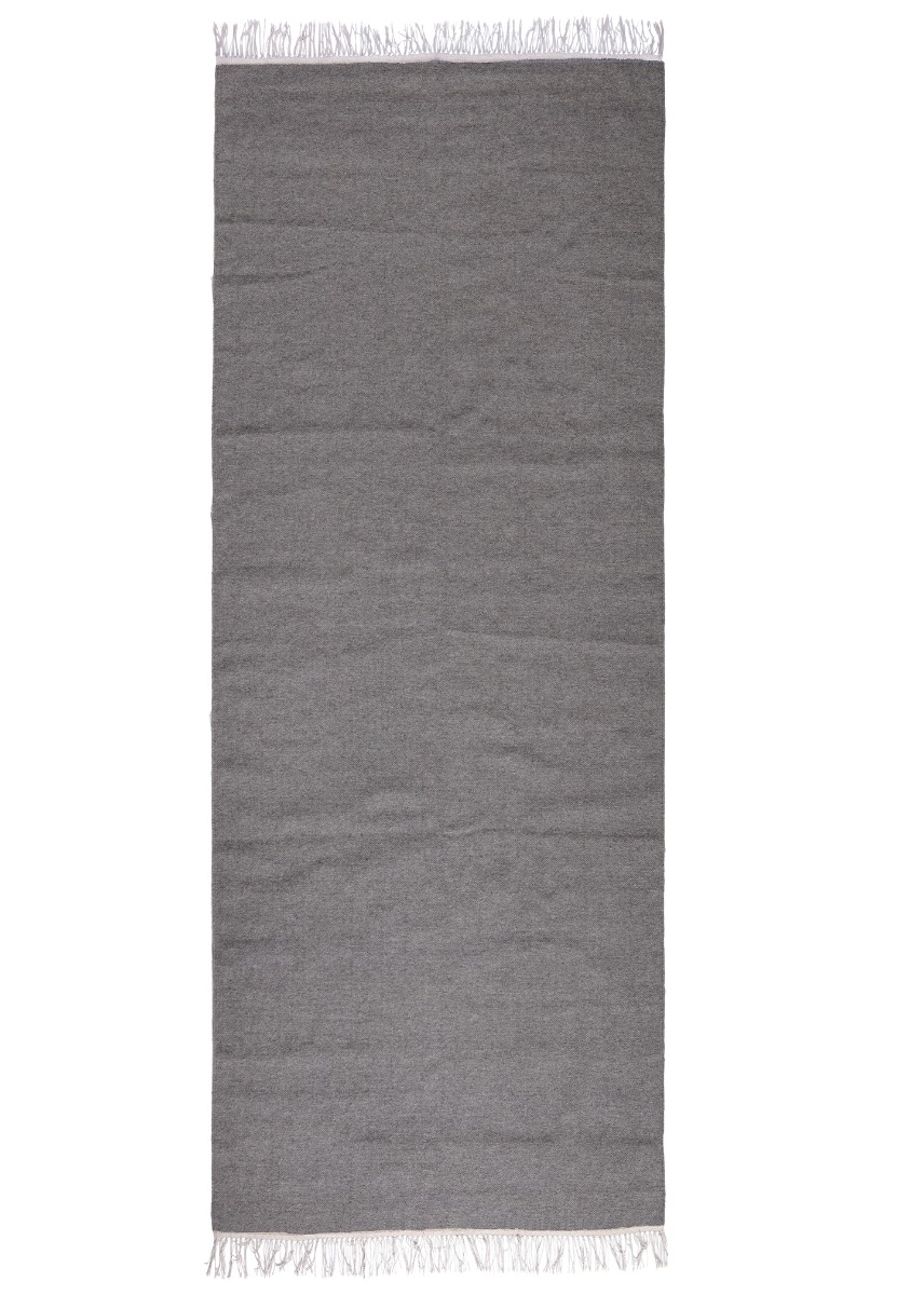 Dravik Grå 75x150 cm Ullmatta