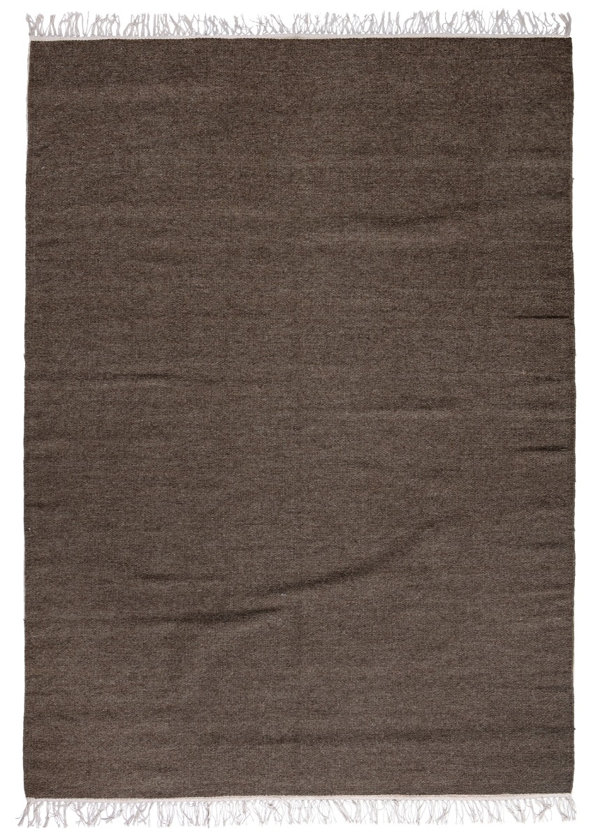Dravik Brun 160x230 cm Ullmatta