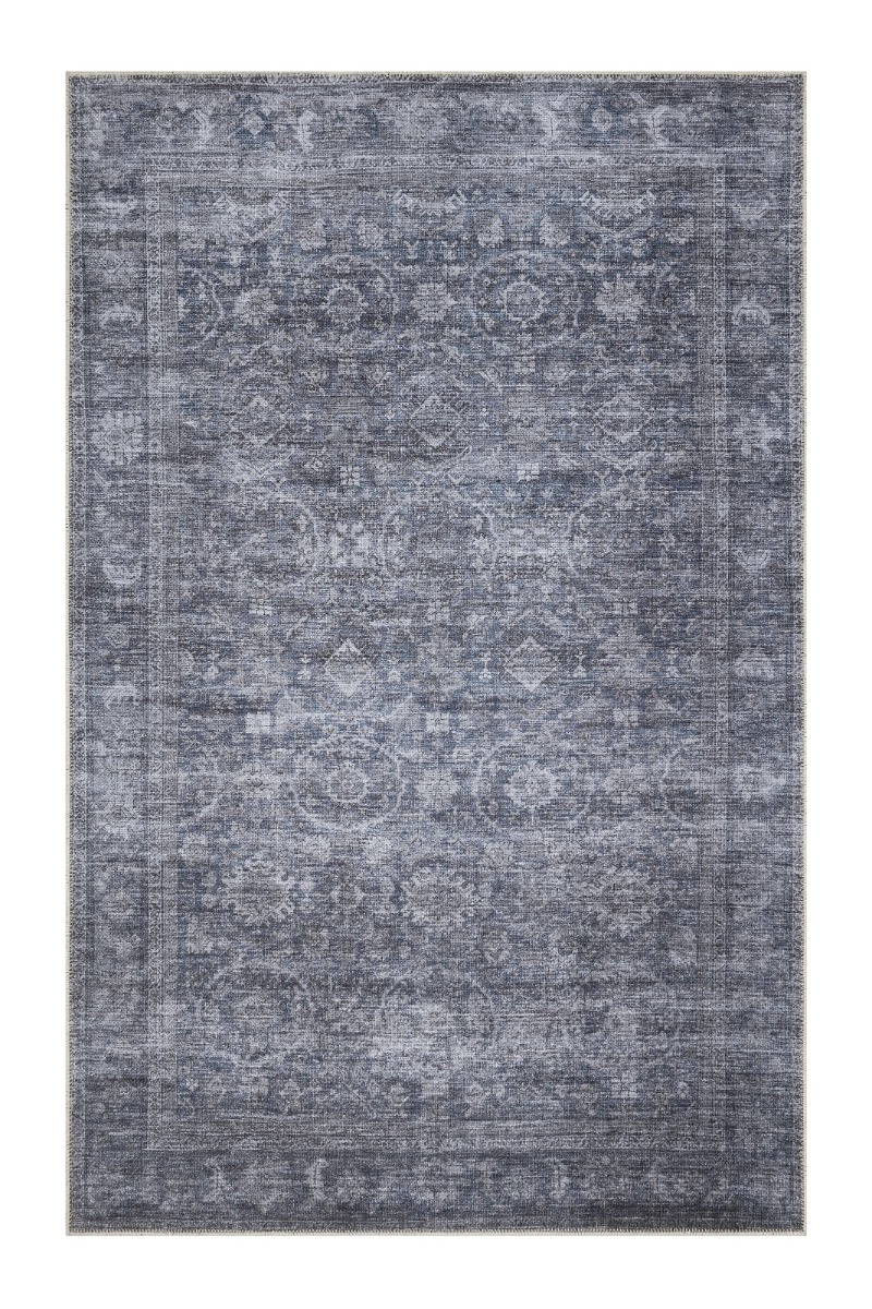 Ardalan Miraval Blå 200x300 cm Tvättbar Bomullsmatta