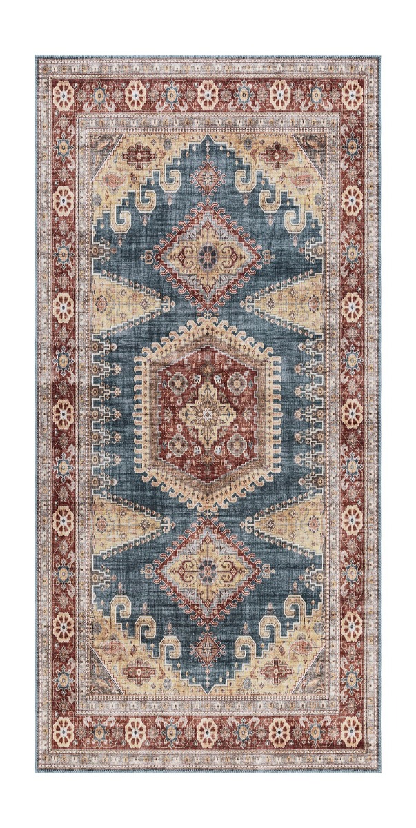 Mirande Virelia Röd 80x300 cm Tvättbar Matta