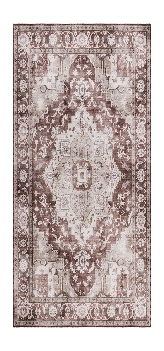 Mirande Elarien Taupe 80x300 cm Tvättbar Matta