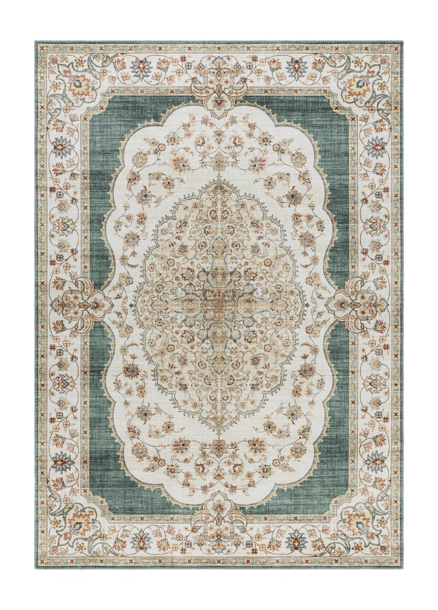 Mirande Thalvara Grön 300x400 cm Tvättbar Matta