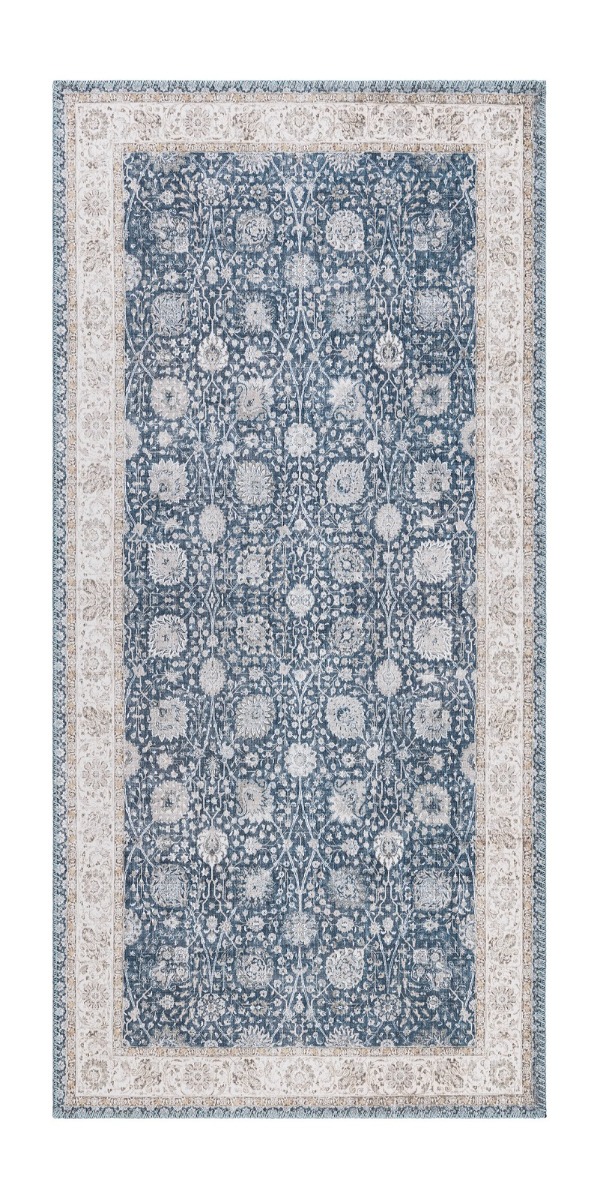 Mirande Velmorra Blå 80x150 cm Tvättbar Matta