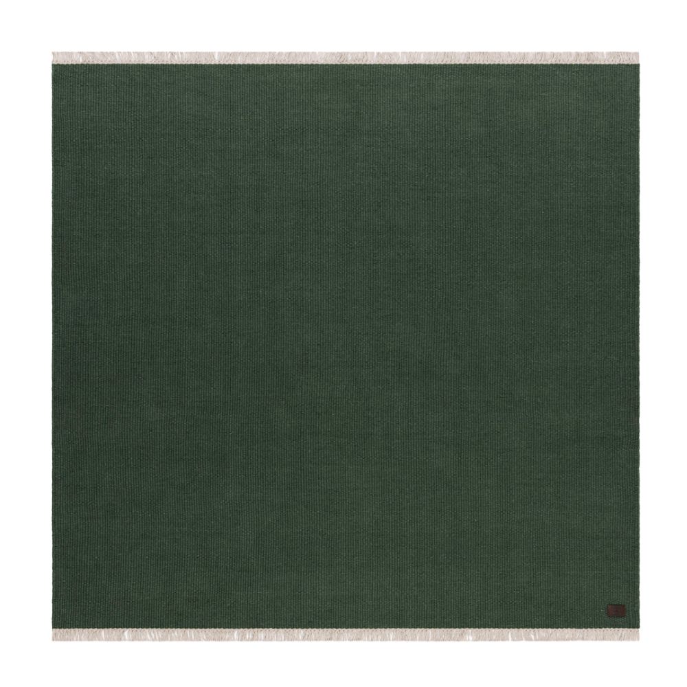 Lana Grön Kvadrat 200 cm Ullmatta