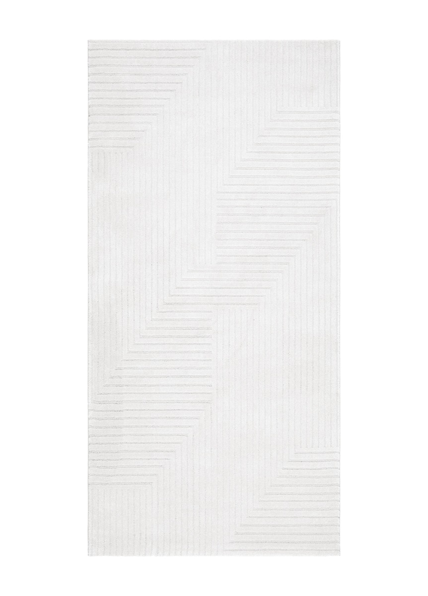 Elarra Tesina Vit 80x150 cm Modern Matta
