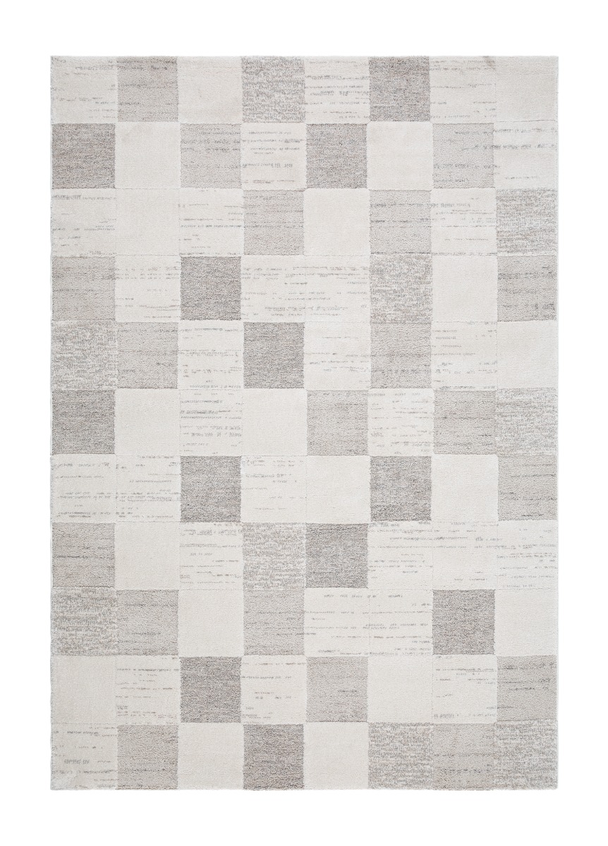 Elarra Draxen Grå/Vit 160x230 cm Modern Matta