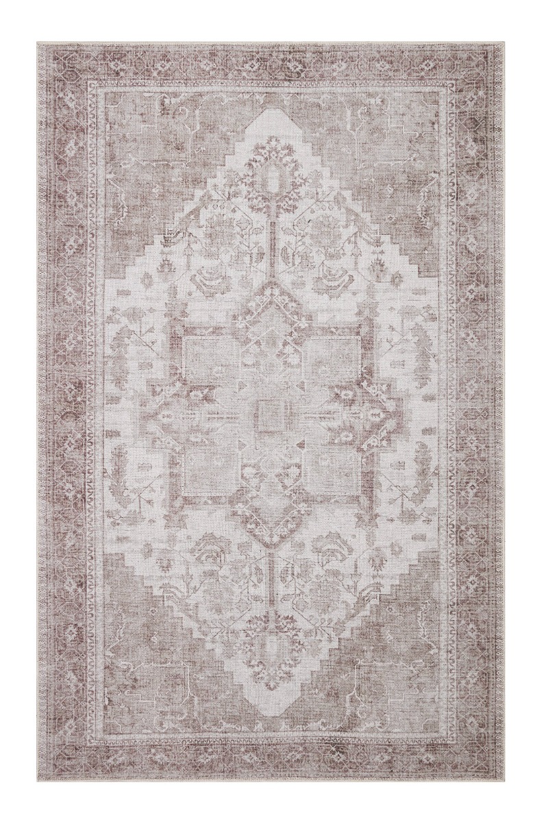 Verdun Douce Natur 240x340 cm Tvättbar Bomullsmatta