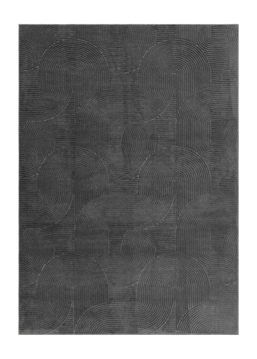 Galio Beat Grafit 160x230 cm Tvättbar Matta
