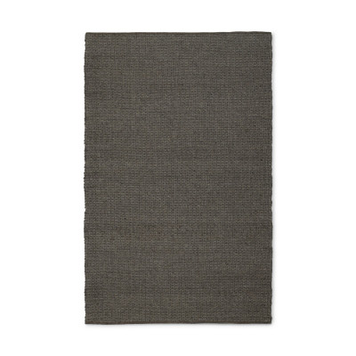 Gotland brun - handvävd ullmatta