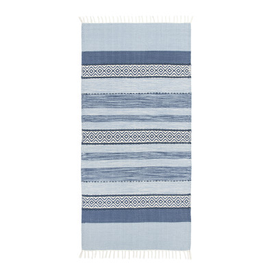 Åby blå - trasmatta
