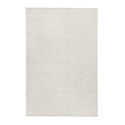 Salem ljusgrå - handvävd ullmatta