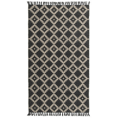 Leia svart - plastmatta