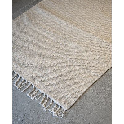 Vilja sand - bomullsmatta