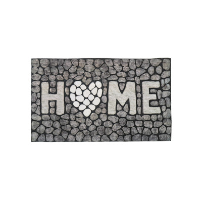 Home stone grå - dörrmatta