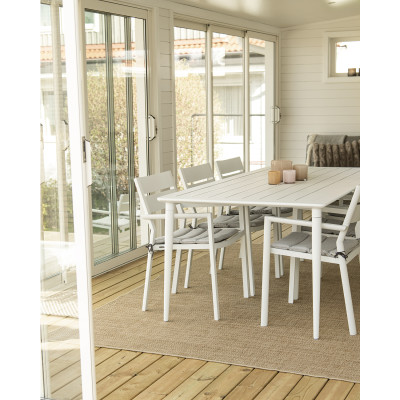 Rivas beige - flatvävd matta