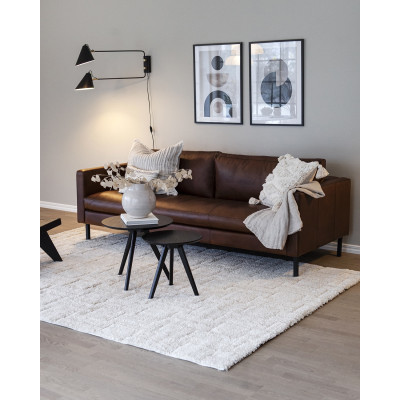 Onix vit - maskinvävd matta