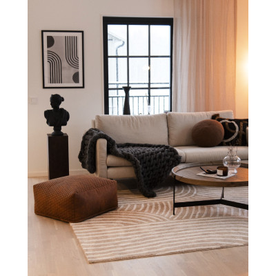 Graphic rost - maskinvävd matta