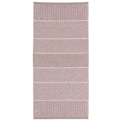 Alice mix rosa - plast- och garnmatta
