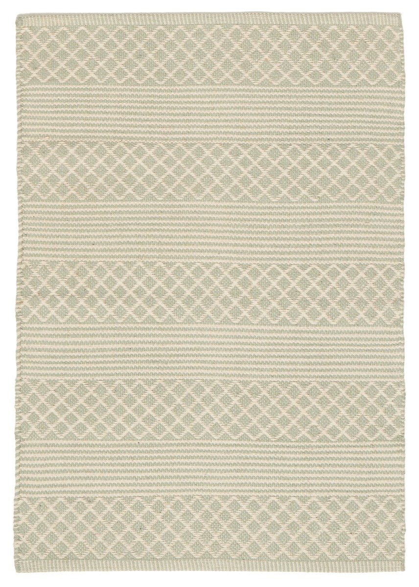 Fyrolin Ljusgrön 160x230 cm Trasmatta