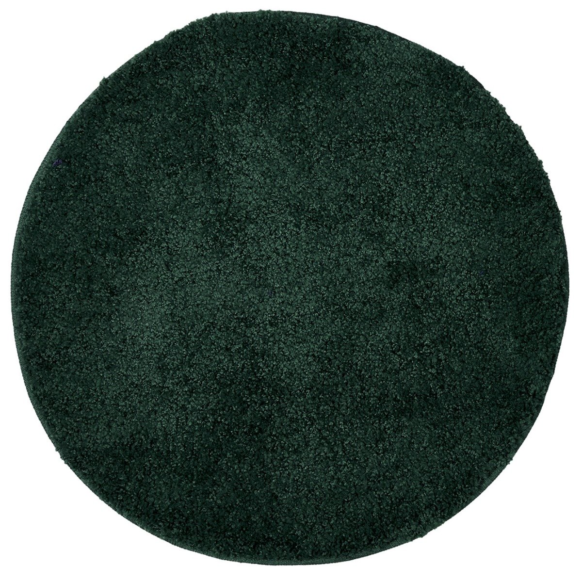 Nubby Mörkgrön Rund 120 cm Ryamatta