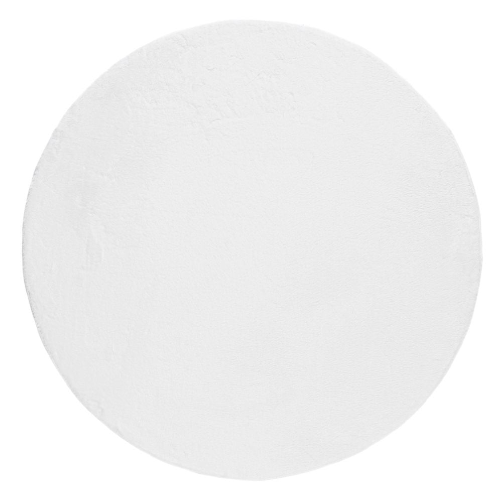 Eline Vit Rund 240 cm Ryamatta