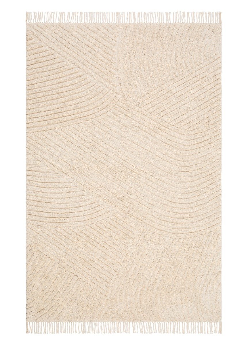 Juno Dune Kräm 240x340 cm Bomullsmatta