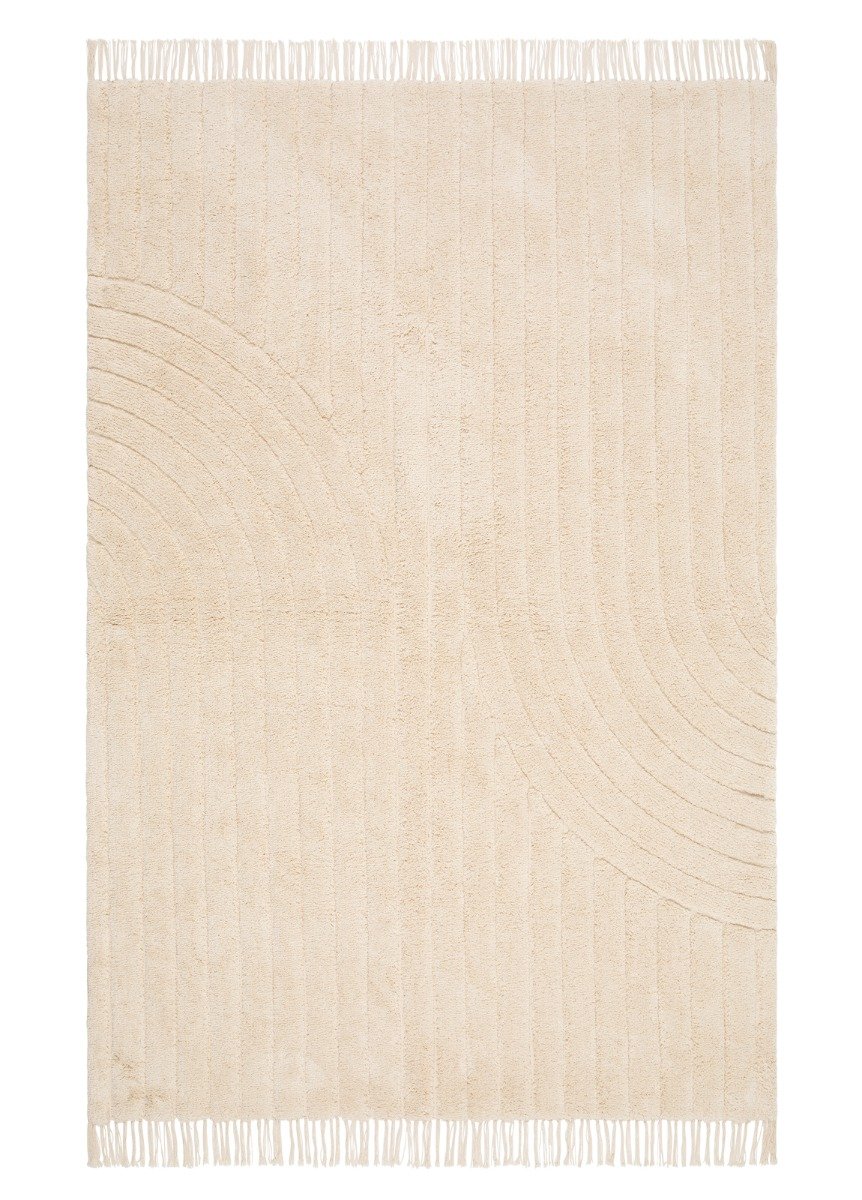 Juno Fold Kräm 160x230 cm Bomullsmatta