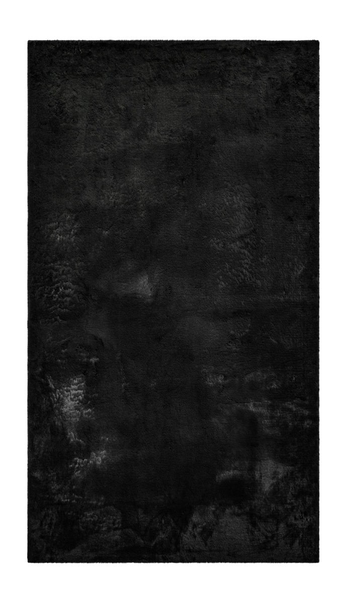 Eiderelle Svart 60x120 cm Mjuk Päls-look Matta