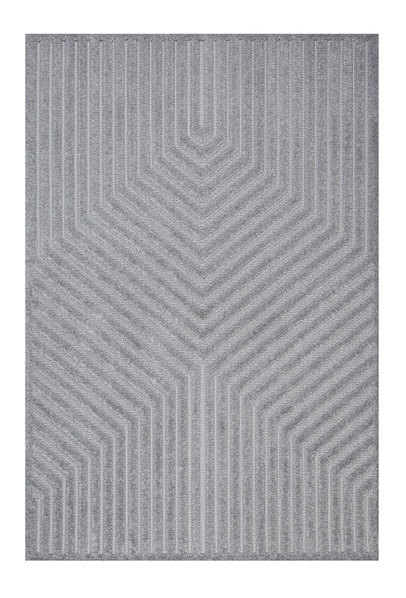 Yoko Granit Grå 200x290 cm Inom- och Utomhusmatta