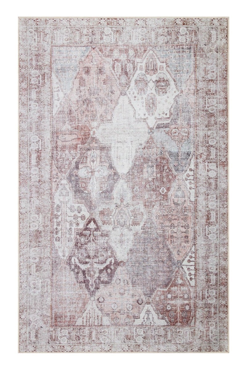 Ardalan Elvorin Kräm 240x340 cm Tvättbar Bomullsmatta