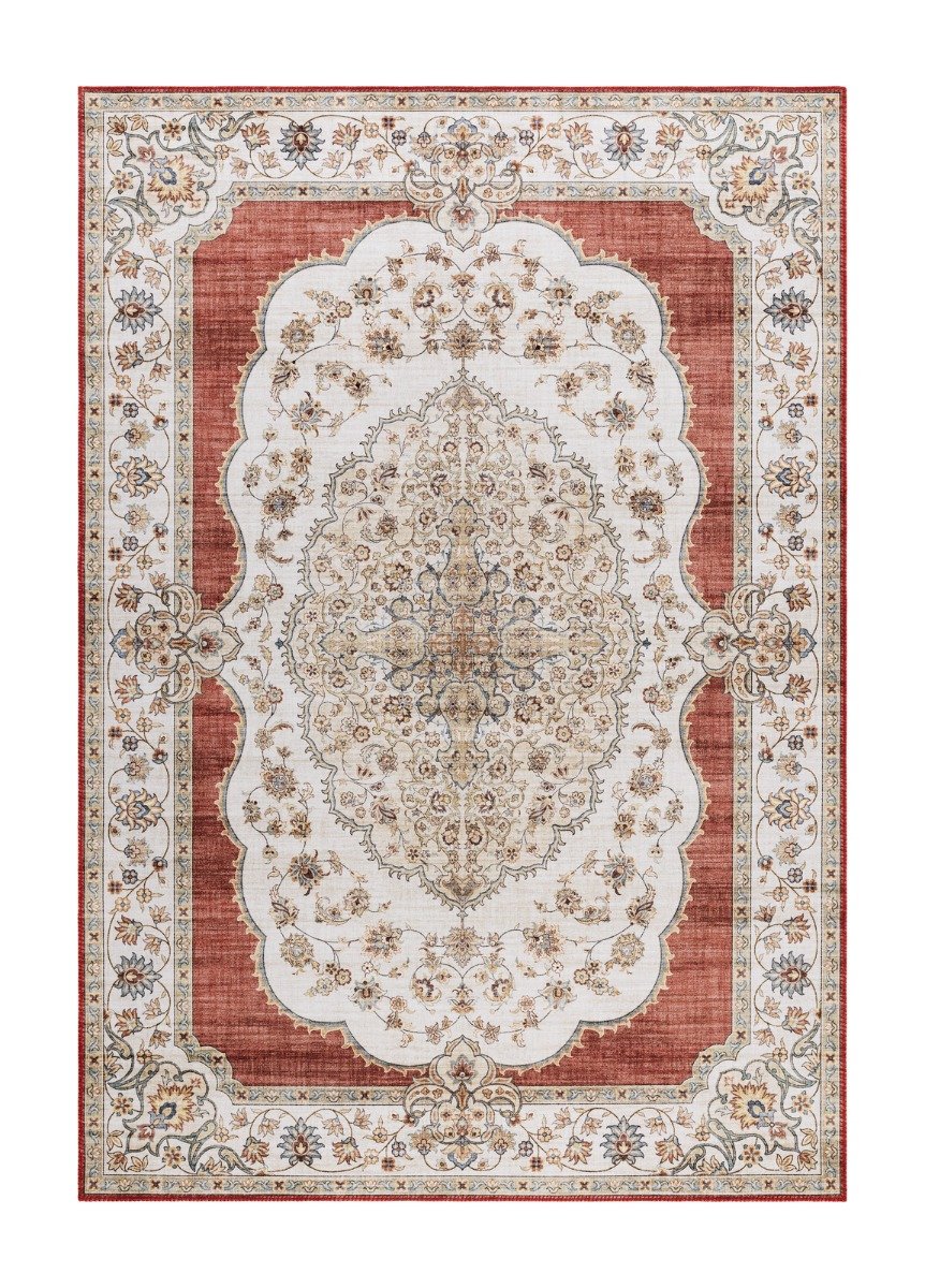 Mirande Thalvara Röd 200x290 cm Tvättbar Matta