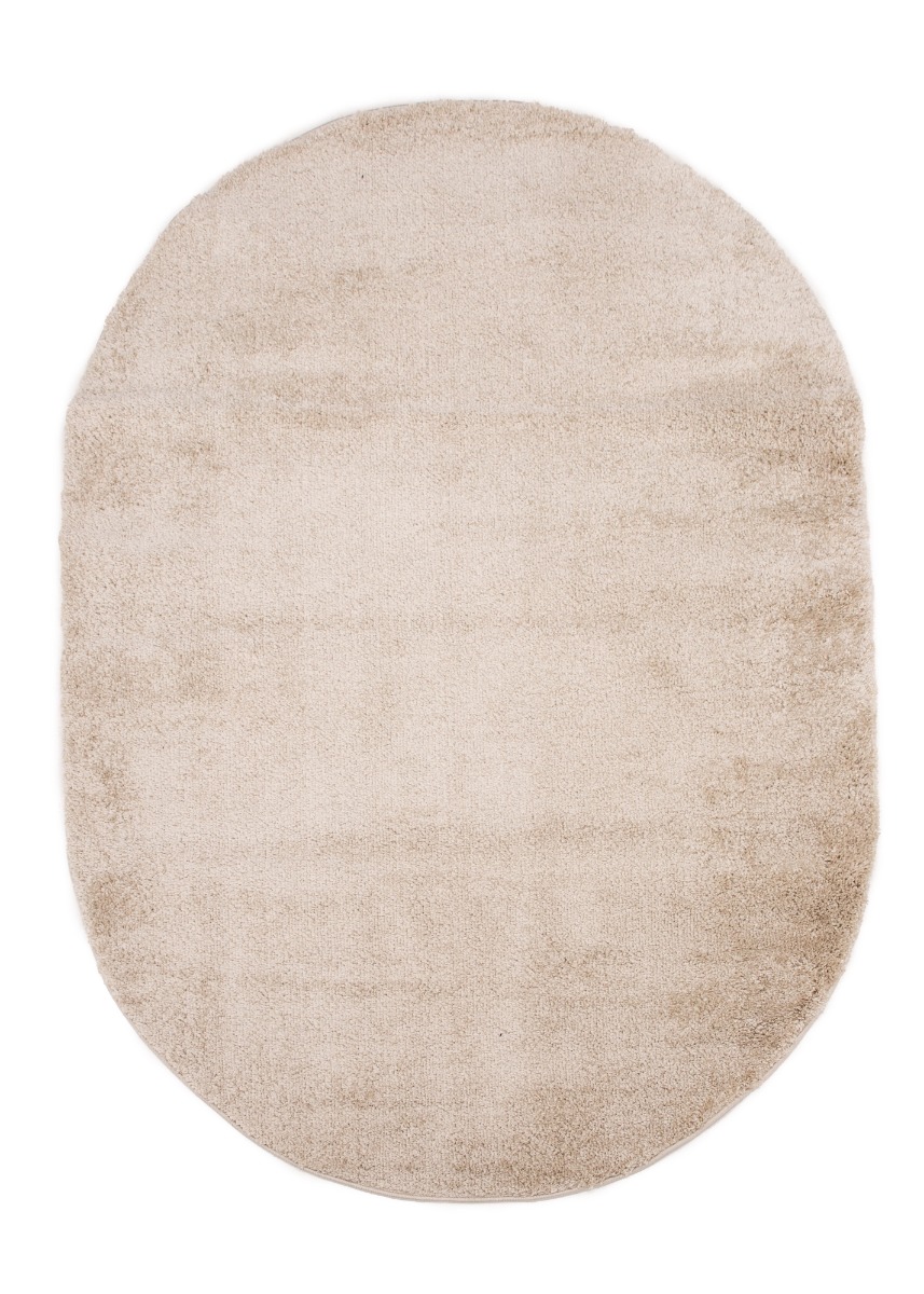 Nora Beige Oval 240x340 cm Ryamatta
