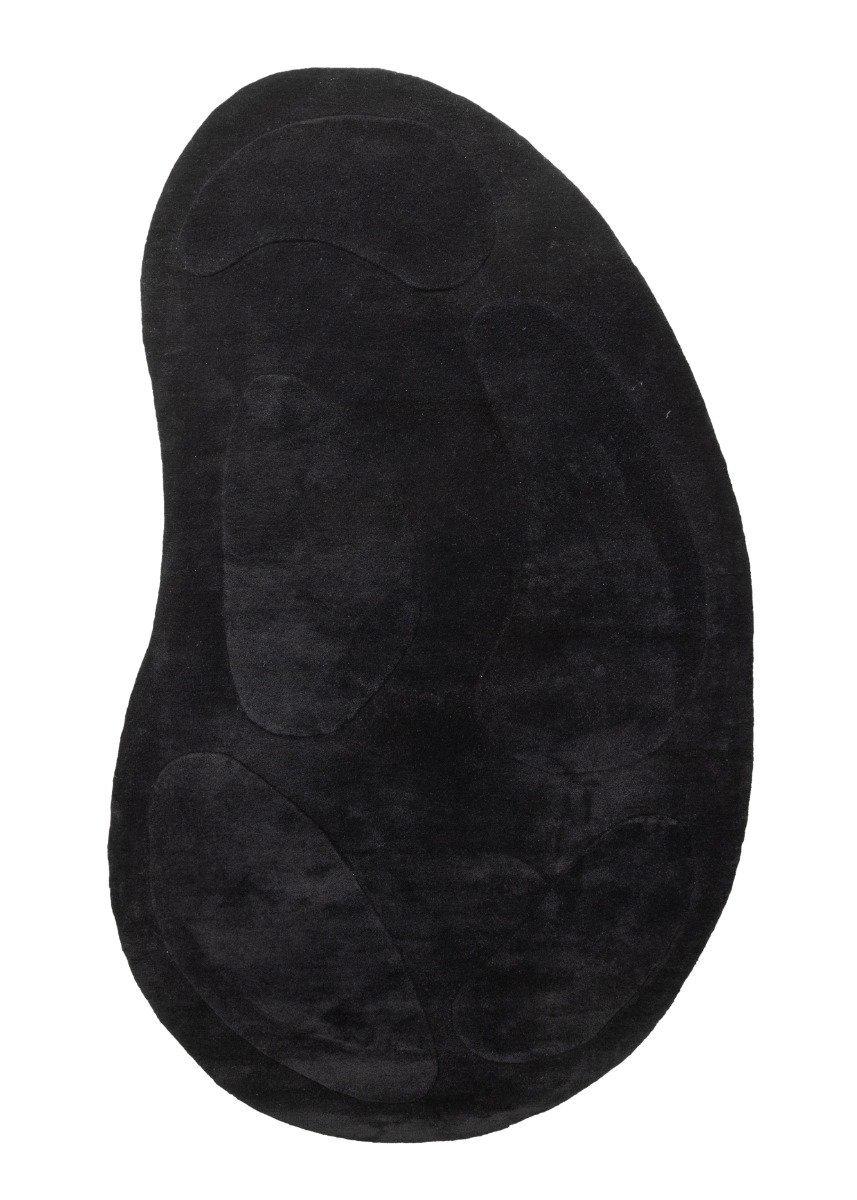 Loas Svart 175x290 cm Ullmatta