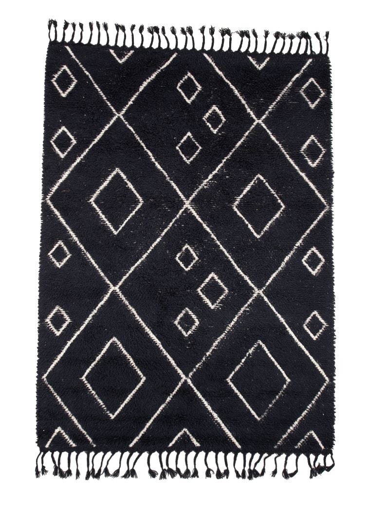 Lunora Svart 200x300 cm Ullmatta