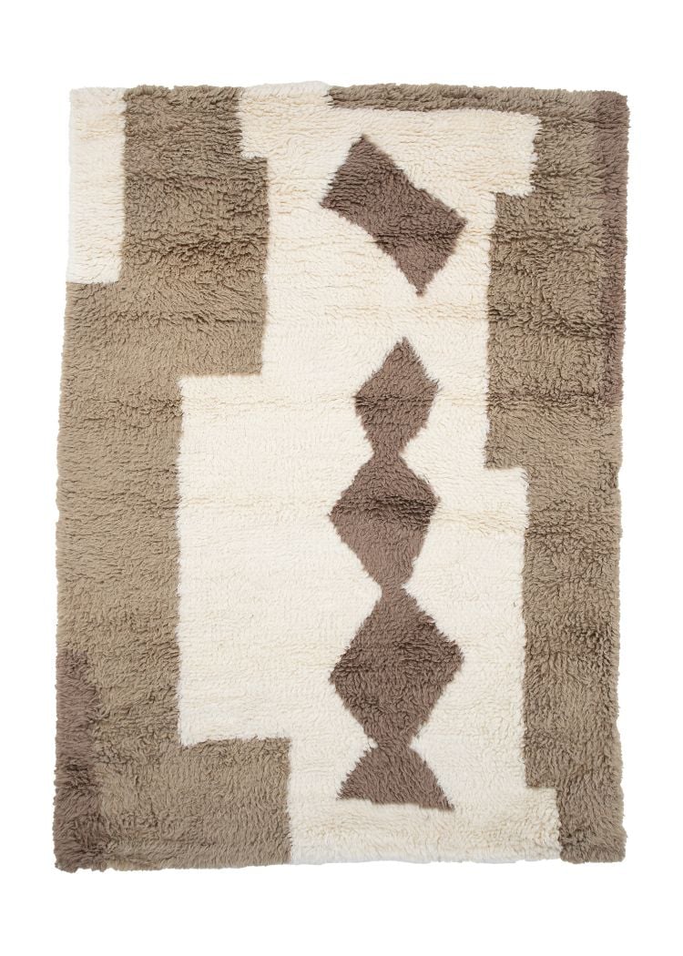 Olivian Vit 250x350 cm Ullmatta