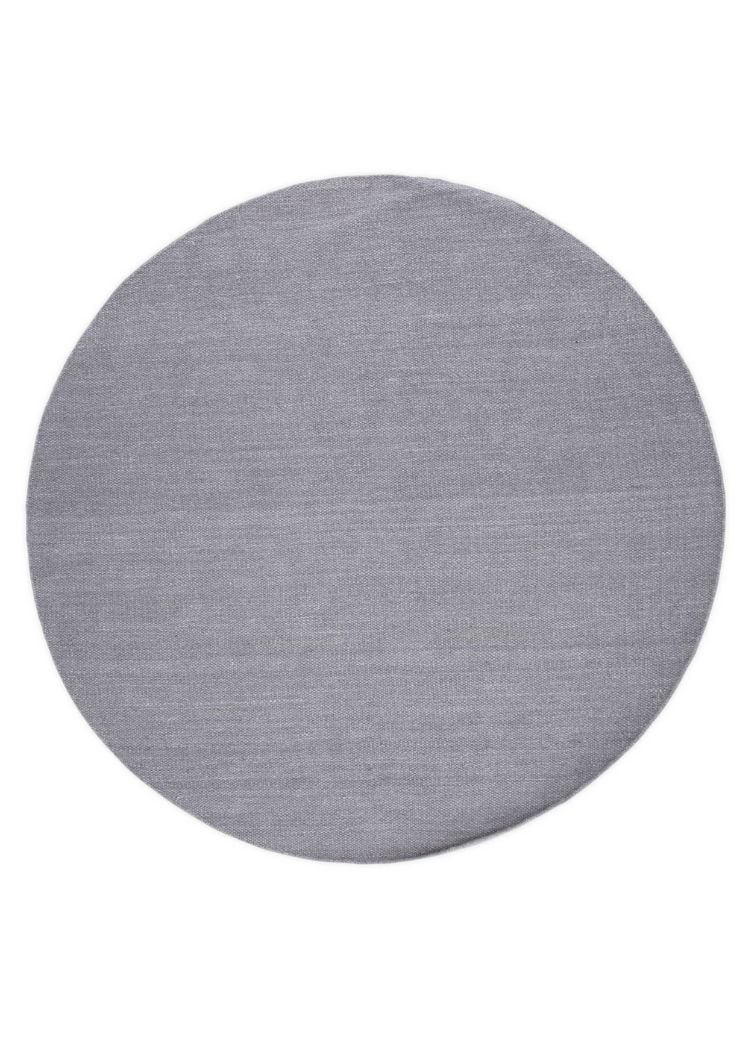 Anata Ljusgrå Rund 200 cm Ullmatta