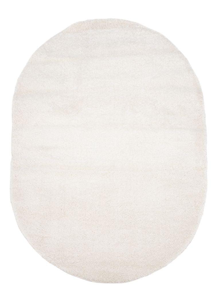Nora Vit Oval 240x340 cm Ryamatta